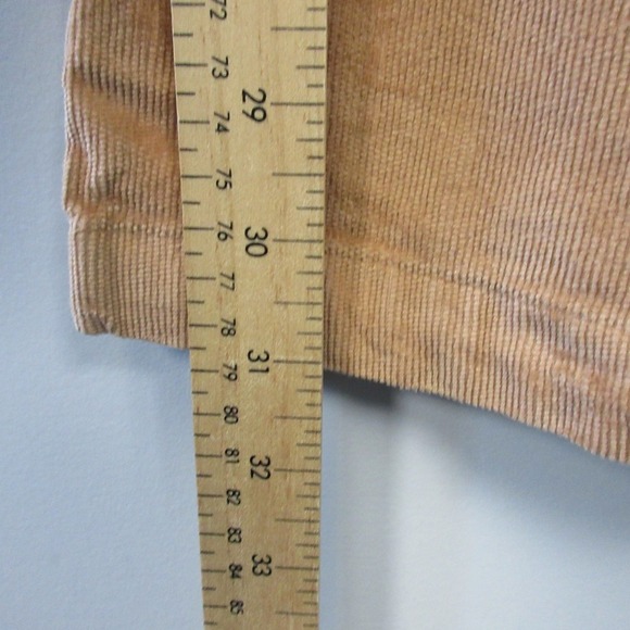 Roxy Corduroy Wide Leg Pants Women 31 Brown Cotton Surfer Baggy Boho 630 - Picture 10 of 11